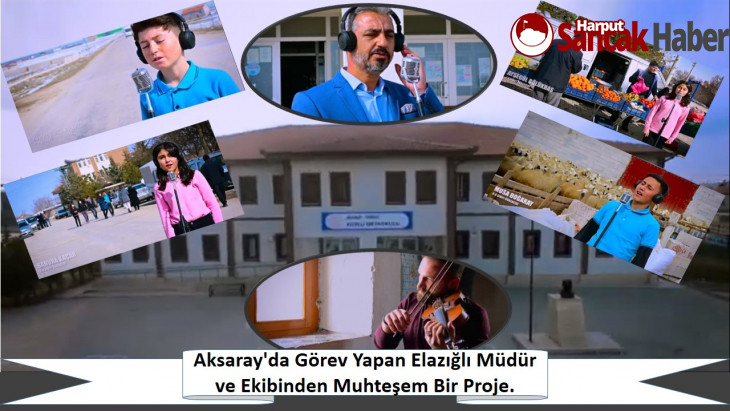 Aksaray'da Görev Yapan Elazığlı Müdür ve Ekibinden Muhteşem Bir Proje.